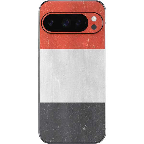 Yemen Flag Distressed Google Pixel 10 Pro XL Skin